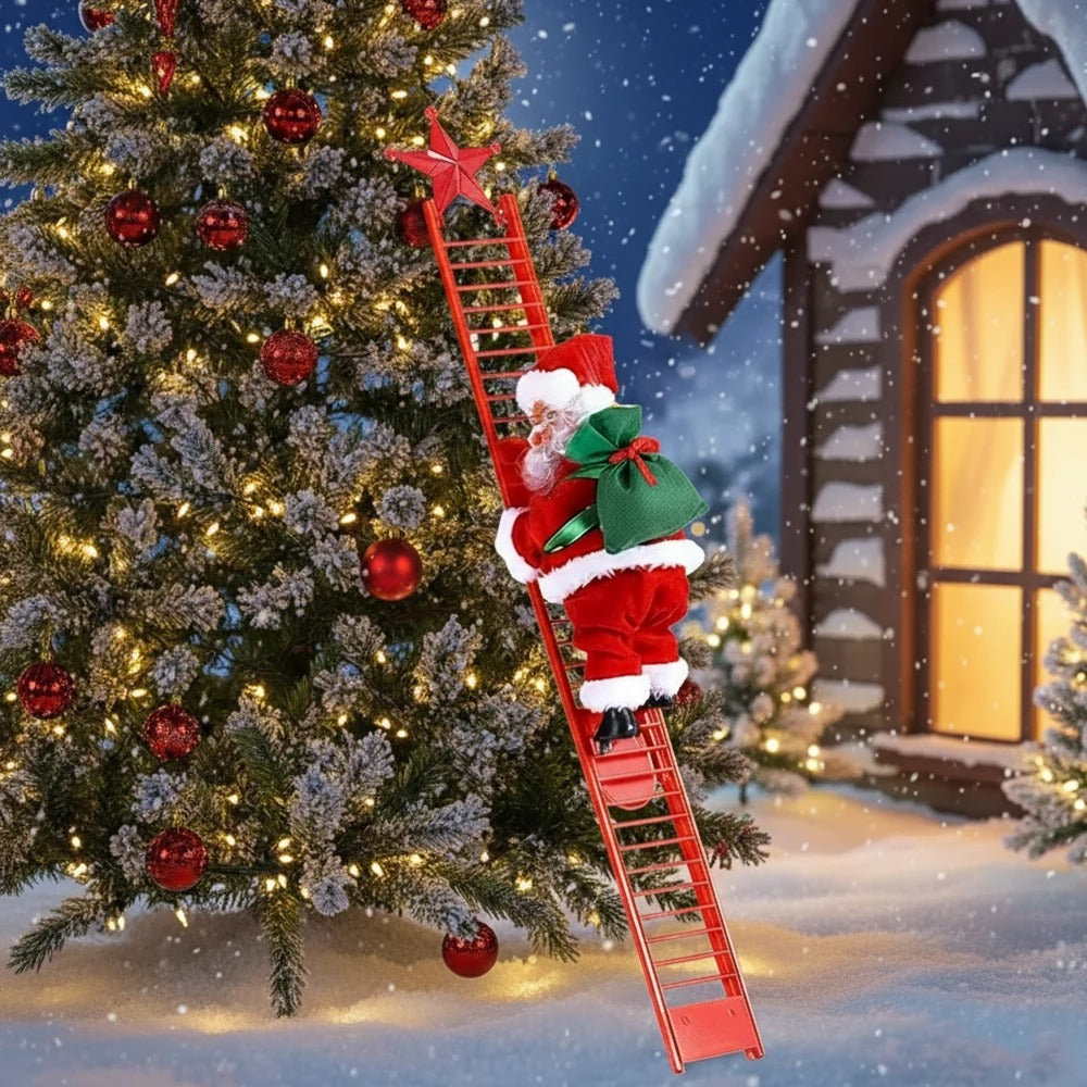 Babbo Natale arrampicatore