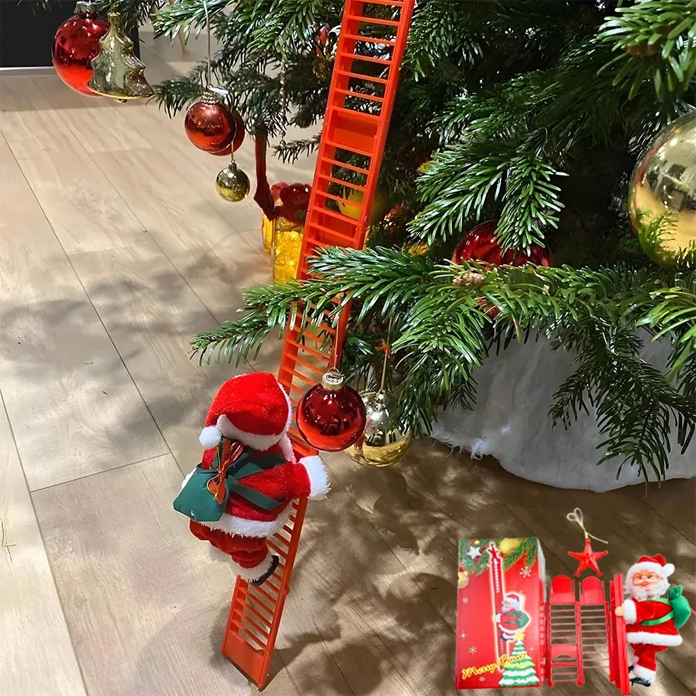 Babbo Natale arrampicatore